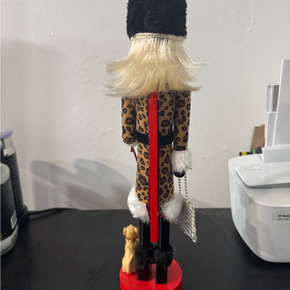 Shopping Lady Christmas Nutcracker with Dog - Picture 2 of 3